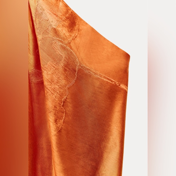 NWT ZARA JACQUARD HALTER DRESS ZW COLLECTION - Picture 9 of 12